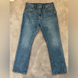 Classic old Navy Blue Men's Straight Jeans